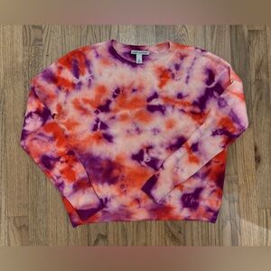 Women's autumn cashmere tie dye sweater